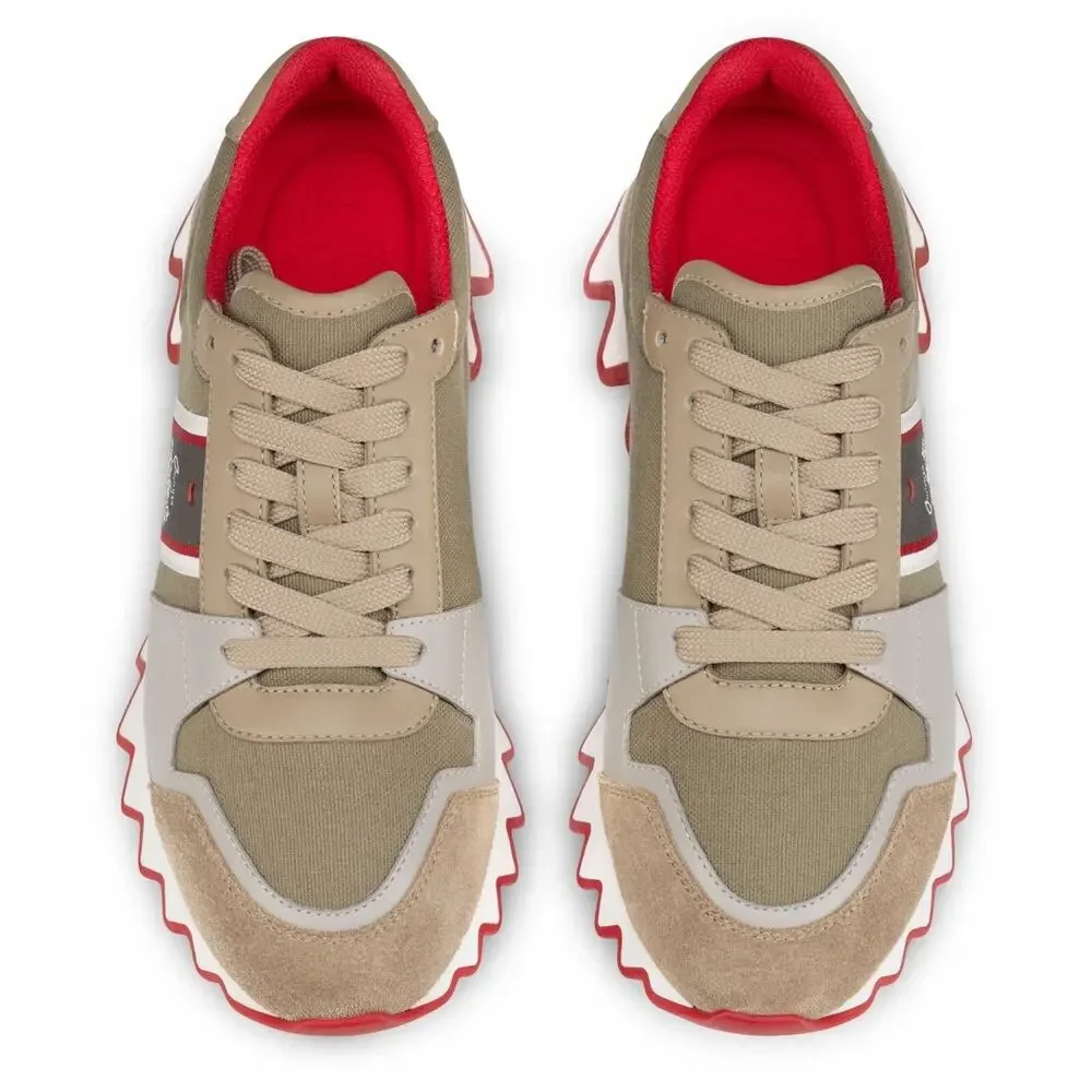 Christian Louboutin Nastroshark Donna Flat Saharienne Platform LowTop Sneaker 41